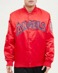 Pro Standard Los Angeles Angels of Anaheim Wordmark Satin Jacket