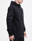 Pro Standard Los Angeles Lakers Triple Black Zipper Hoody