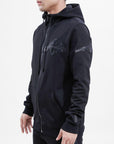 Pro Standard Atlanta Braves Triple Black Zipper Hoody