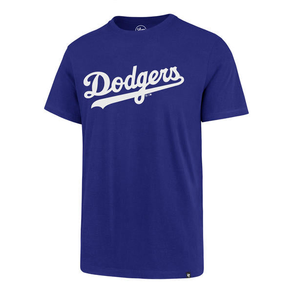 Los Angeles Dodgers Royal Wordmark Super Rival Tee