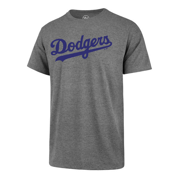 Los Angeles Dodgers Slate Grey Wordmark Super Rival Tee