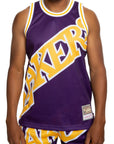 Los Angeles Lakers Big Face Jersey