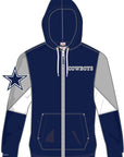Dallas Cowboys NFL Throw It Back Full Zip Windbreaker Hood