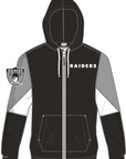 Oakland Raiders NFL Throw It Back Full Zip Windbreaker Hood