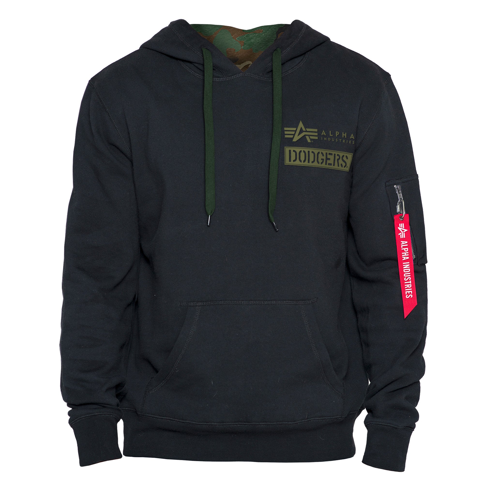 New Era X Alpha Industries Los Angeles Dodgers Fleece Pullover Hood