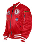 New Era X Alpha Industries St. Louis Cardinals Bomber Jacket