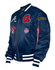 New Era X Alpha Industries Atlanta Braves Bomber Jacket