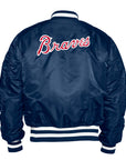 New Era X Alpha Industries Atlanta Braves Bomber Jacket