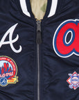 New Era X Alpha Industries Atlanta Braves Bomber Jacket