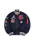 New Era X Alpha Industries Atlanta Braves Bomber Jacket