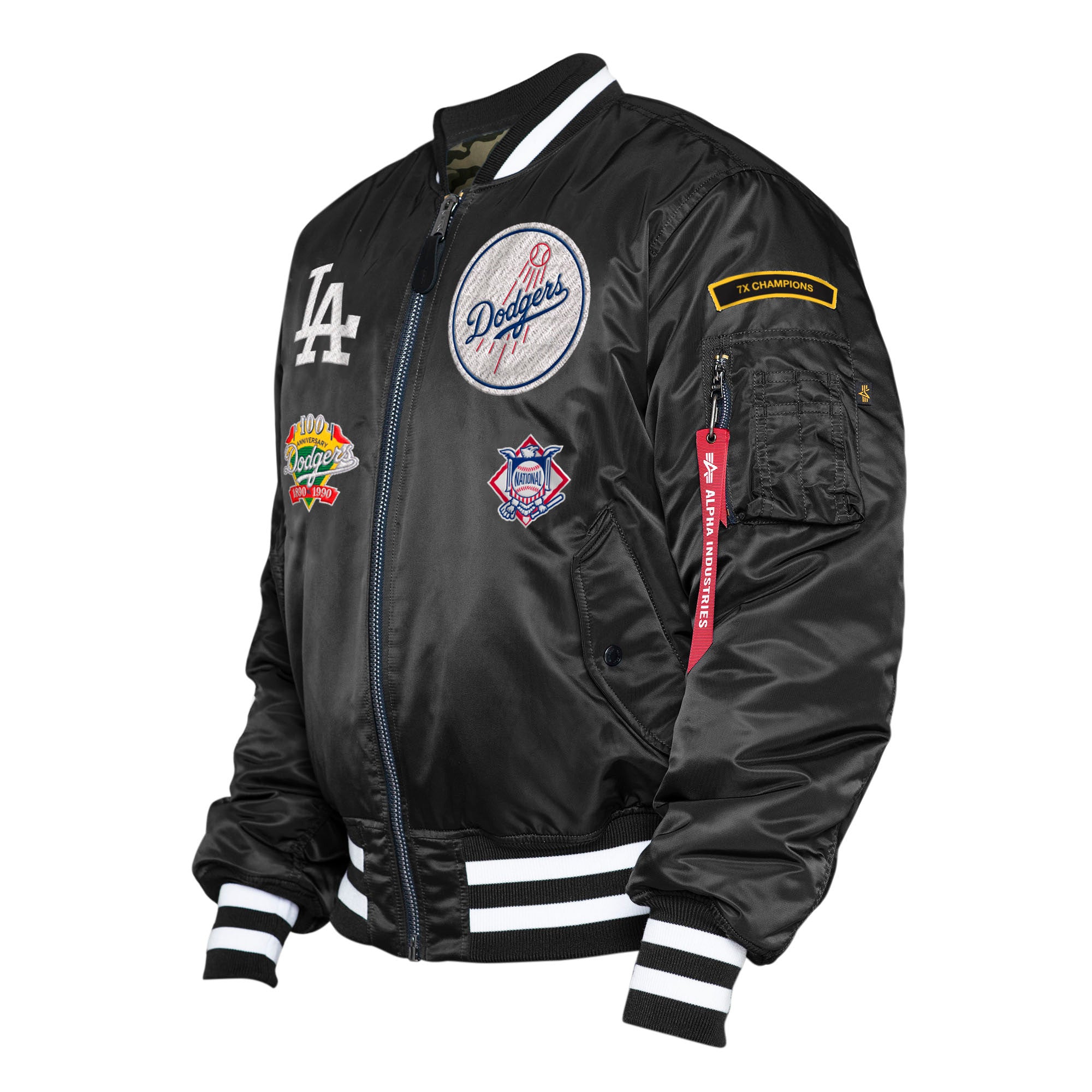 New Era X Alpha Industries Los Angeles Dodgers Bomber Jacket