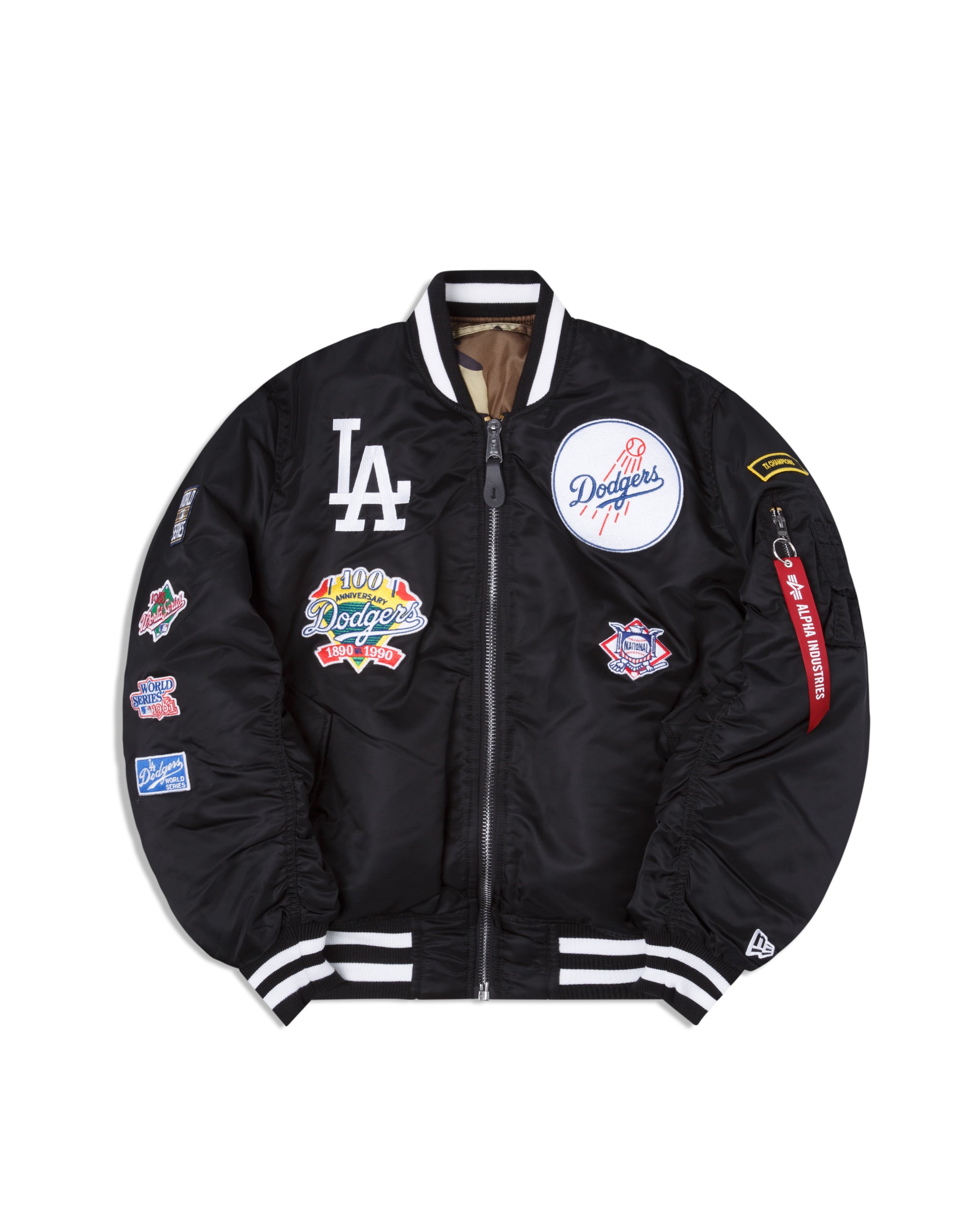New Era X Alpha Industries Los Angeles Dodgers Bomber Jacket