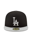 Los Angeles Dodgers Black Gray 2 Tone 59Fifty Fitted