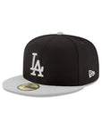 Los Angeles Dodgers Black Gray 2 Tone 59Fifty Fitted