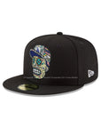 Los Angeles Dodgers Skull Cap Black 59Fifty Fitted