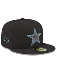 Dallas Cowboys State Outline SP Black 59Fifty Fitted