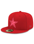Dallas Cowboys Scarlet Red Tonal 59Fifty Fitted