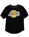 Pro Standard Los Angeles Lakers Mesh Button Up Jersey