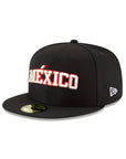 New Era Mexico Flag Black 59Fifty Fitted