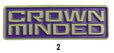 CrownMinded Stamp Cap Pin