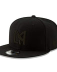 Los Angeles Football Club LAFC Black On Black MLS 9Fifty Basic Snapback