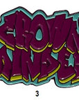 CrownMinded Graffiti Art Cap Pin