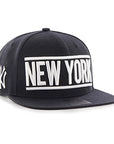 NEW YORK YANKEES NAVY CITY BLOCK 47 CAPTAIN CAP