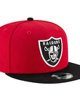 Las Vegas Raiders Red Black NFL 9Fifty Snapback