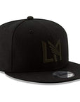 Los Angeles Football Club LAFC Black On Black MLS 9Fifty Basic Snapback