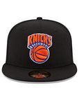 New York Knicks NBA Black 59Fifty Fitted Hat
