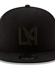 Los Angeles Football Club LAFC Black On Black MLS 9Fifty Basic Snapback