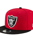 Las Vegas Raiders Red Black NFL 9Fifty Snapback
