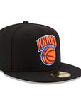 New York Knicks NBA Black 59Fifty Fitted Hat