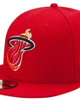 Miami Heat NBA Scarlet OTC 59Fifty Fitted Cap