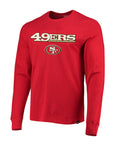 San Francisco 49ers Red Long Sleeve Mens Tee