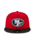 San Francisco 49ers Scarlet Red Black 2 Tone 9Fifty Snapback