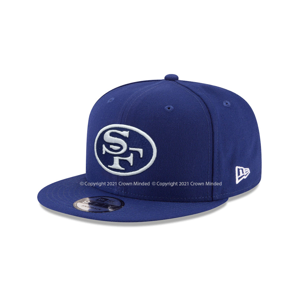 Fitted Hat Snapback 49ers Hat San Francisco 49ers Royal Blue On