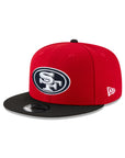 San Francisco 49ers Scarlet Red Black 2 Tone 9Fifty Snapback