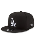 Los Angeles Dodgers Black on White 9Fifty Snapback