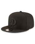 Los Angeles Dodgers D Black on Black 9Fifty Snapback