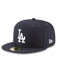 Los Angeles Dodgers MLB Navy on White 59Fifty Fitted Hat