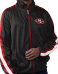 Starter San Francisco 49ers Black Track Jacket