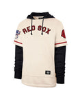 Boston Red Sox Cooperstown Cream Trifecta '47 Brand Shortstop Pullover Hood