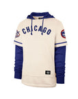 Chicago Cubs Cooperstown Cream Trifecta '47 Brand Shortstop Pullover Hood