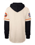 Houston Astros Cooperstown Cream Trifecta '47 Brand Shortstop Pullover Hood