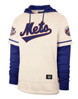 New York Mets Cooperstown Cream Trifecta '47 Brand Shortstop Pullover Hood