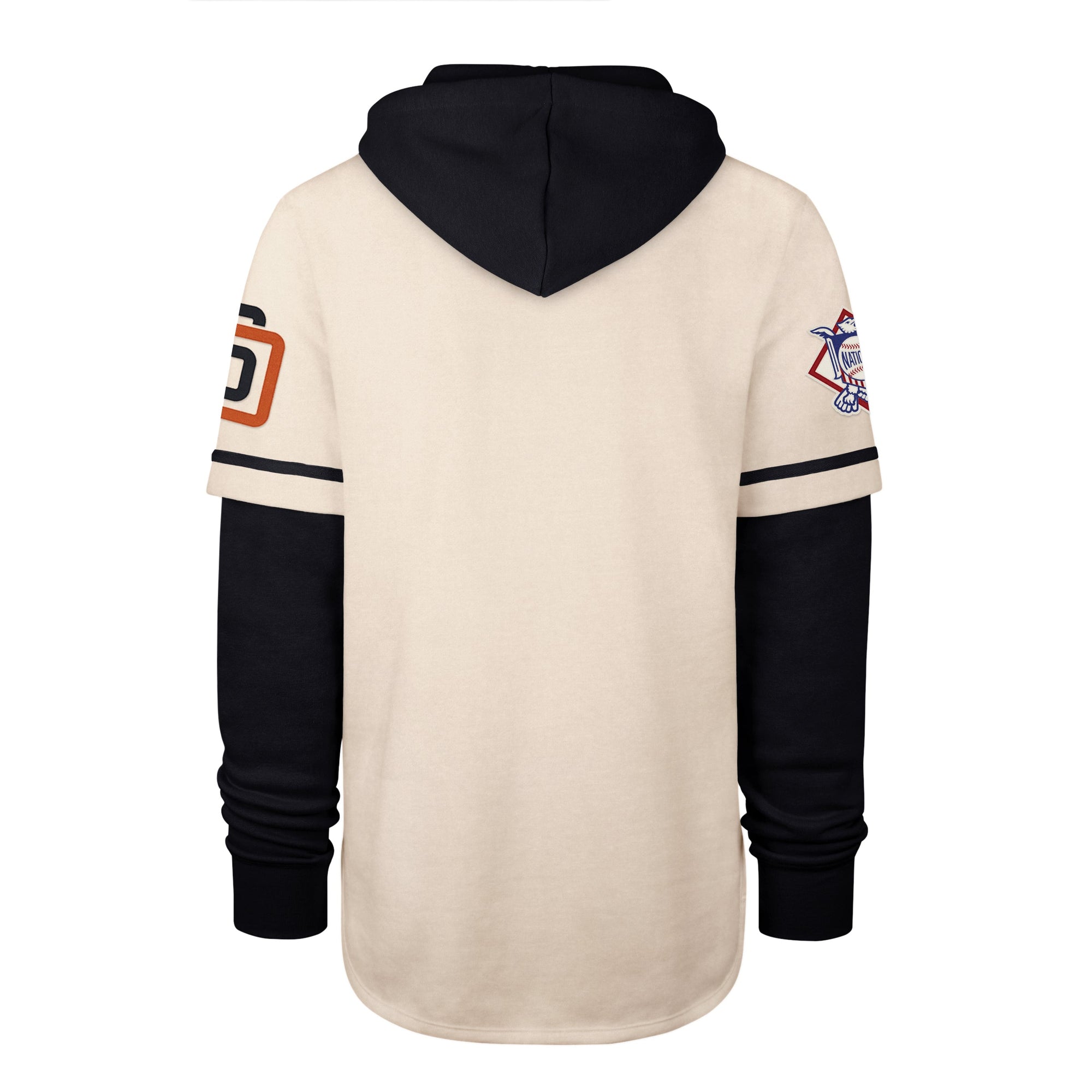 San Diego Padres Trifecta '47 Brand Shortstop Cream Pullover Hood