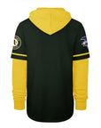 Oakland Athletics Cooperstown Trifecta '47 Brand Shortstop Dark Green Pullover Hood