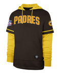 San Diego Padres Cooperstown Trifecta '47 Brand Shortstop Brown Pullover Hood