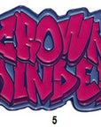 CrownMinded Graffiti Art Cap Pin